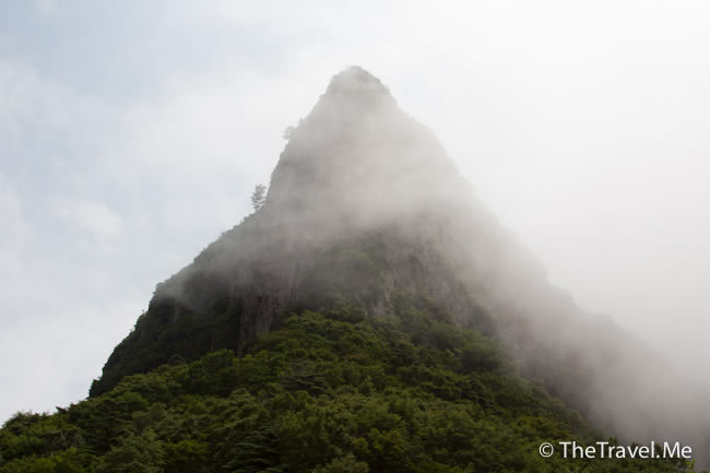 漢拏山：觀音寺落山