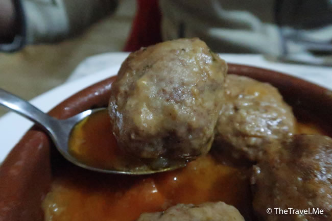 馬德里的美味肉丸